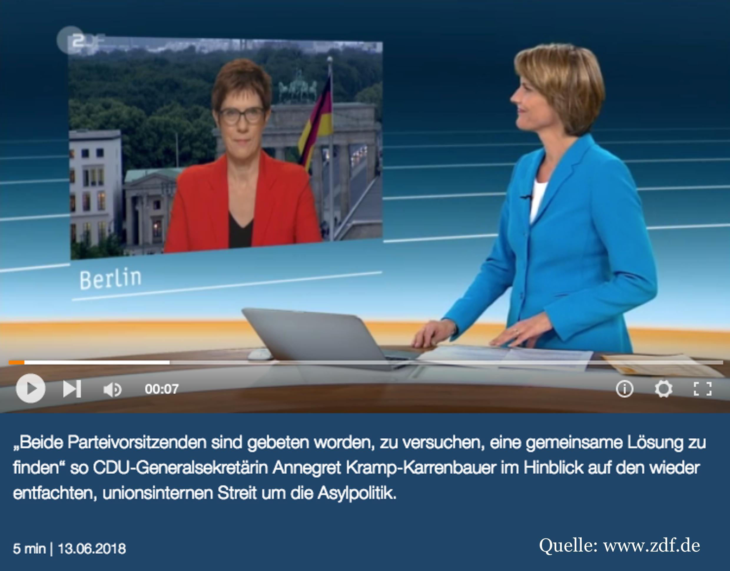Union rebelliert gegen Merkel