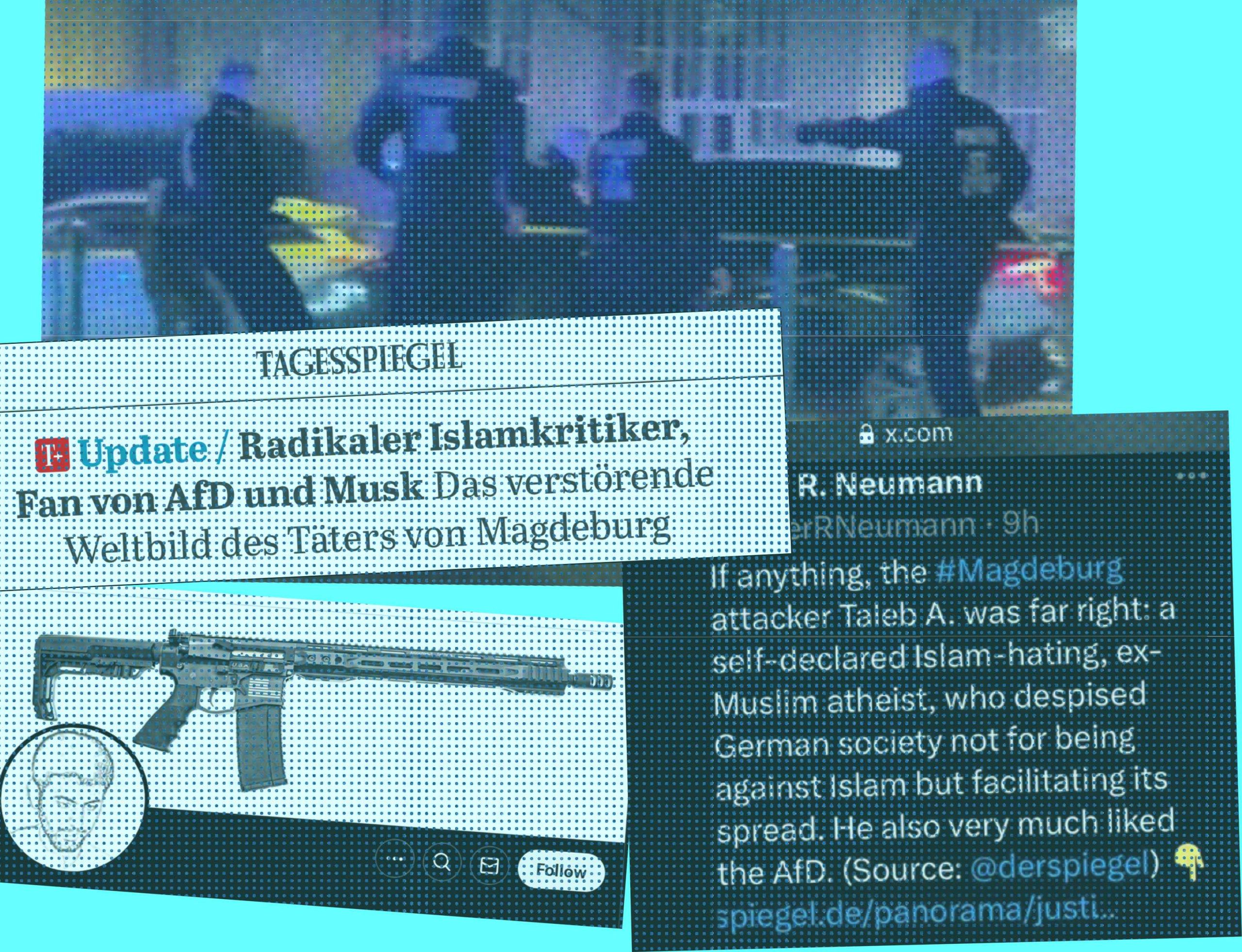 Wie Medien und Politiker aus dem Attentäter von Magdeburg einen „Rechtsterroristen“ machen