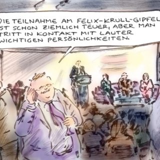 Mit durchgedrücktem Rücken der Gemeinschaft dienen